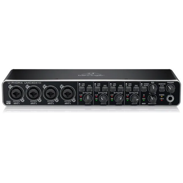 Interfaz de Audio Behringer U Phoria UMC404HD