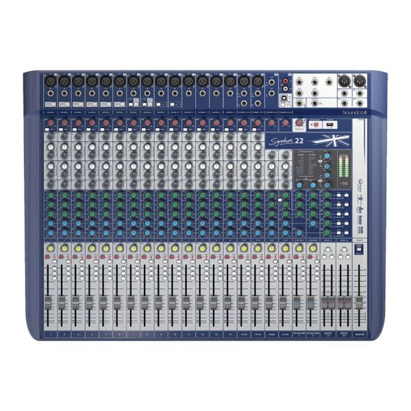 Mezcladora analógica Soundcraft Signature 22