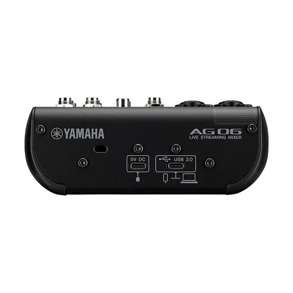 Mezclador Interfaz de audio USB YAMAHA AG06 BLACK - Imagen 2