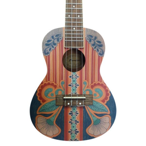 Ukelele Bamboo con funda BU-23 Vint