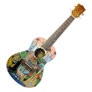 Ukelele Bamboo con funda BU-23 LATIN